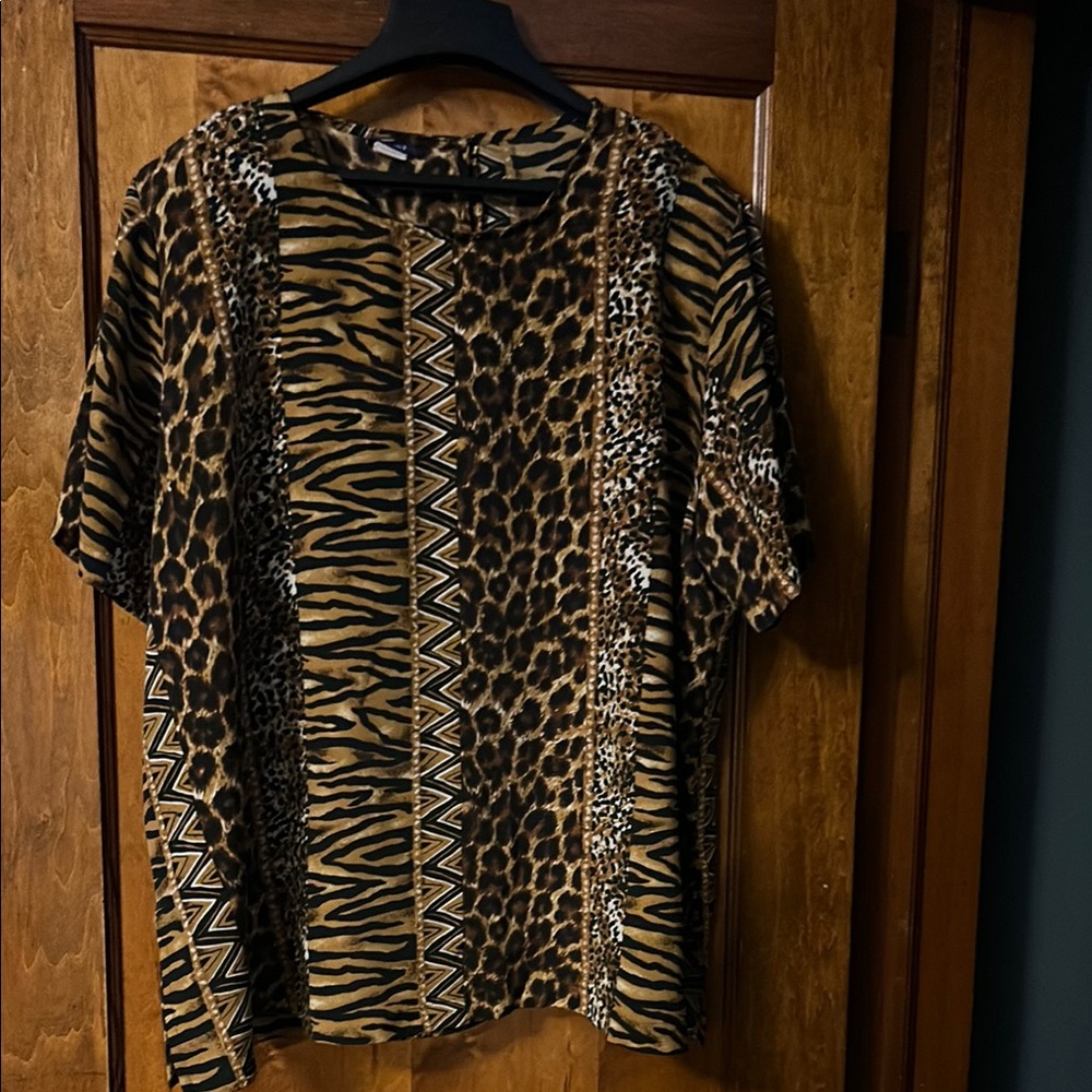 Animal Print Women's Top